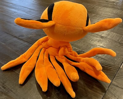 Naruto Kurama Kyuubi Nine Tails Fox Plush Orange Black Uzumaki 9