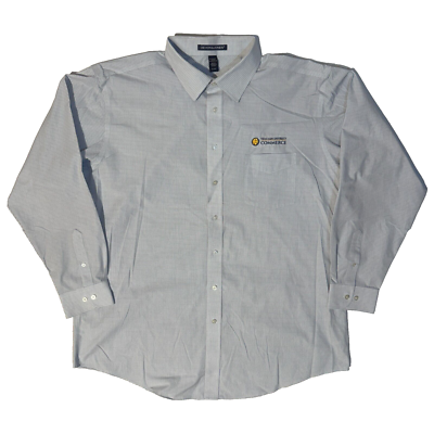texas a&m long sleeve dress shirts Texas A&M Johnnie-O Hendley Long Sleeve Button Down Top in Blue, Size Medium, Polyester/Viscose/Nylon from Aggieland Outfitters