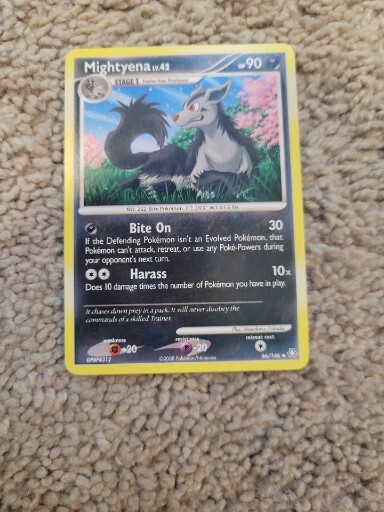 2008 Pokemon Legends Awakened Mightyena 66/146 LP