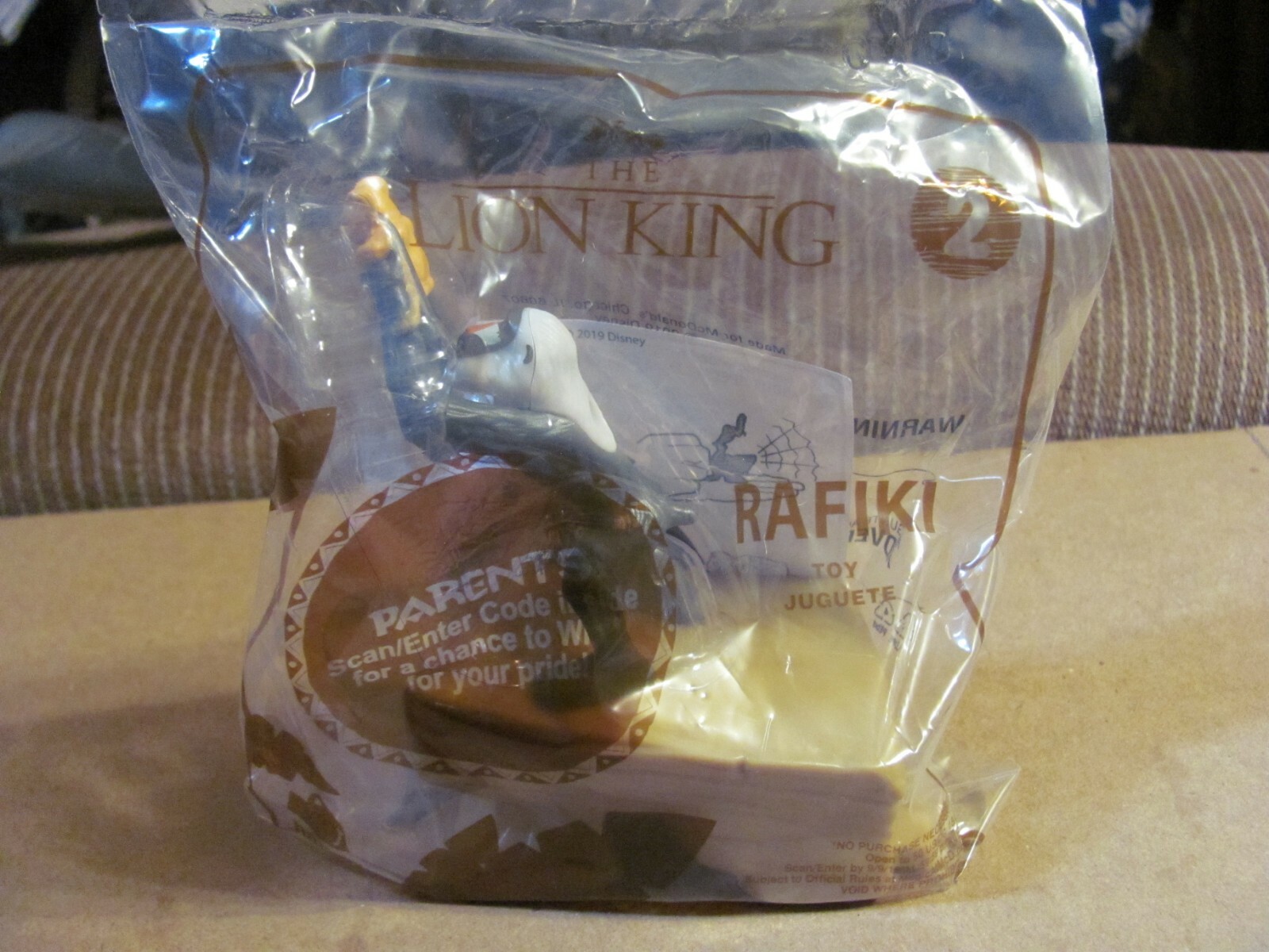 rafiki mcdonalds toy 2019