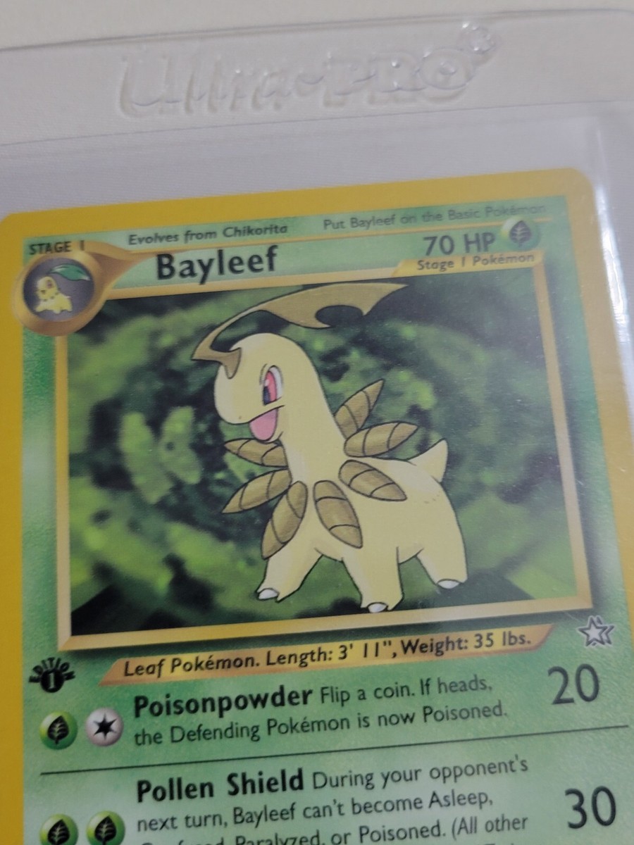 bayleef pokemon card value Bayleef - Pokemon Neo Genesis First 1st Edition #28 - Uncommon