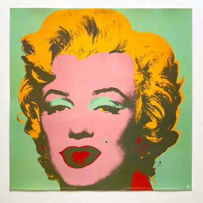 ANDY WARHOL FOUNDATION RARE 1993 LITHOGRAPH PRINT POP ART POSTER