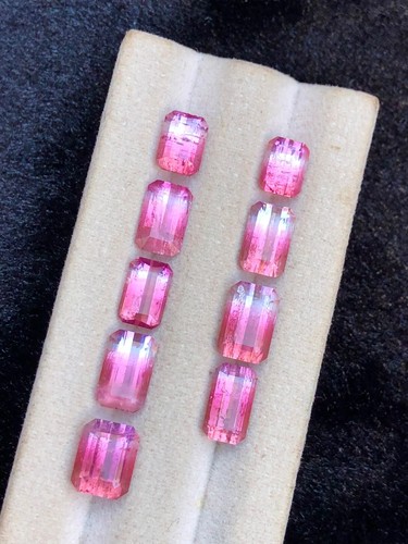 15.7ct Bicolor Pink Tourmaline Lot Ethically Sourced from Afghanistan - Picture 10 of 12