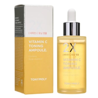 TONYMOLY 2X Vitamin C Toning Ampoule 50ml Lightening Ampoule Korean Skin Care