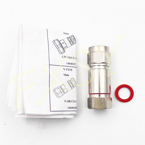UHF Male PL259 Female SO239 Connector For 1/2" Corrugated Coax Cable LDF4-50A - Picture 8 of 11