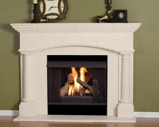 Fireplace Mantel (mantle) Surround Pre Cast Stone non-combustible Mantel