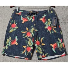 Roark Men's Passage 18" La Selva Board Shorts Swim Dark Navy Size 30 NWT