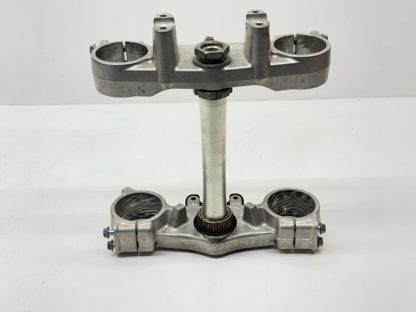 2002 Suzuki RM125 Triple Clamp Tree Steering Stem Upper Lower OEM 51310-36F00