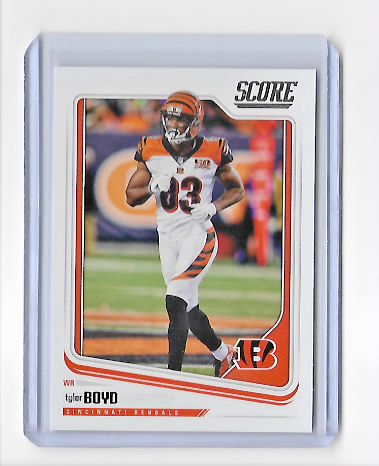 2018 SCORE TYLER BOYD BASE CARD - CARD #72 - CINCINNATI BENGALS - FREE SHIPPING