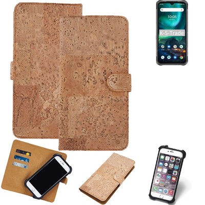 FÜR UMIDIGI Bison HÜLLE TASCHE KORK CORK ETTUI SCHUTZ COVER
