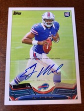 EJ Manuel Signs Exclusive Autographed Memorabilia Deal with Panini Authentic 22