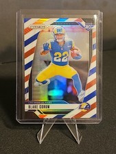 2024 Panini Prizm - Rookies Blake Corum #308 Red White & Blue Prizm (RC)