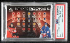 2019-20 SP Game Used /25 Brady Keeper Brandon Gignac Cale Makar #ARA-1 PSA 7 0c3