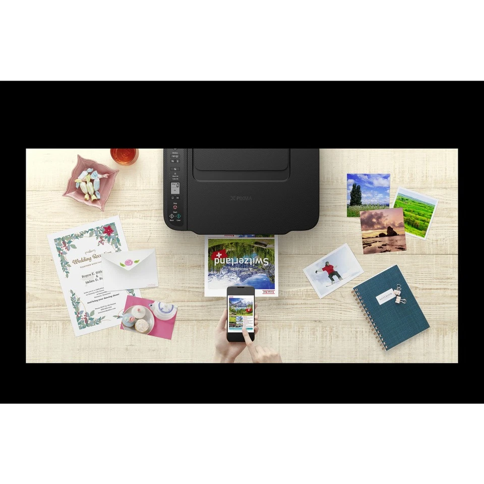 Canon PIXMA TS3750I EUR BK Multifunktionsdrucker Tintenstrahl Farbe  A4 Druck... - Bild 4 von 4