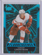 2020-21 Upper Deck Fluorescence Blue #F15 Gustav Lindstrom 34/50