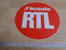 Autocollant Radio - J'ÉCOUTE RTL