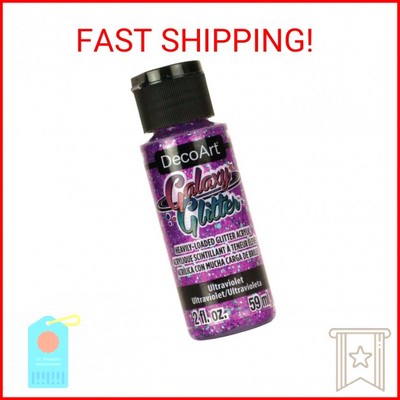 Deco Art DecoArt Galaxy Glitter Acrylic Paint 2oz-Ultraviolet