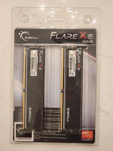 G.SKILL Flare X5 Series DDR5 RAM AMD Expo 32GB 2x16GB 6000MT/s C30 CL30-38-38-96