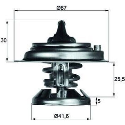 Mahle TX 29 80D Thermostat Kühlmittel Termostat Thermometer Temperaturfühler