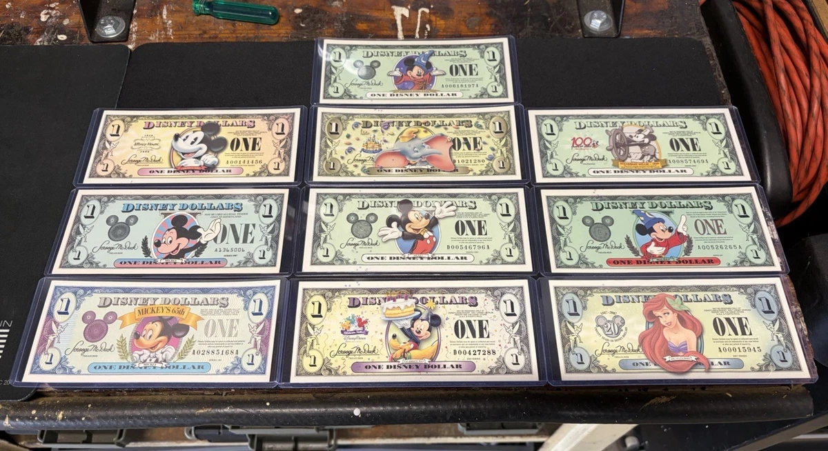 Mickey Mouse Disney Dollars (1968-Now) for sale | eBay