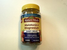 Nature Made Melatonin  Magnesium 50 Gummies Non-Habit Forming Sleep Relax