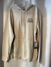 NWT 65. SAMPLE Hurley Naturals Pullover Graphic Hoodie Beige Size Large