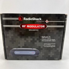 Radio Shack RF Modulator 15-2526 TV Converter A/V to Coaxial Cable New Open Box