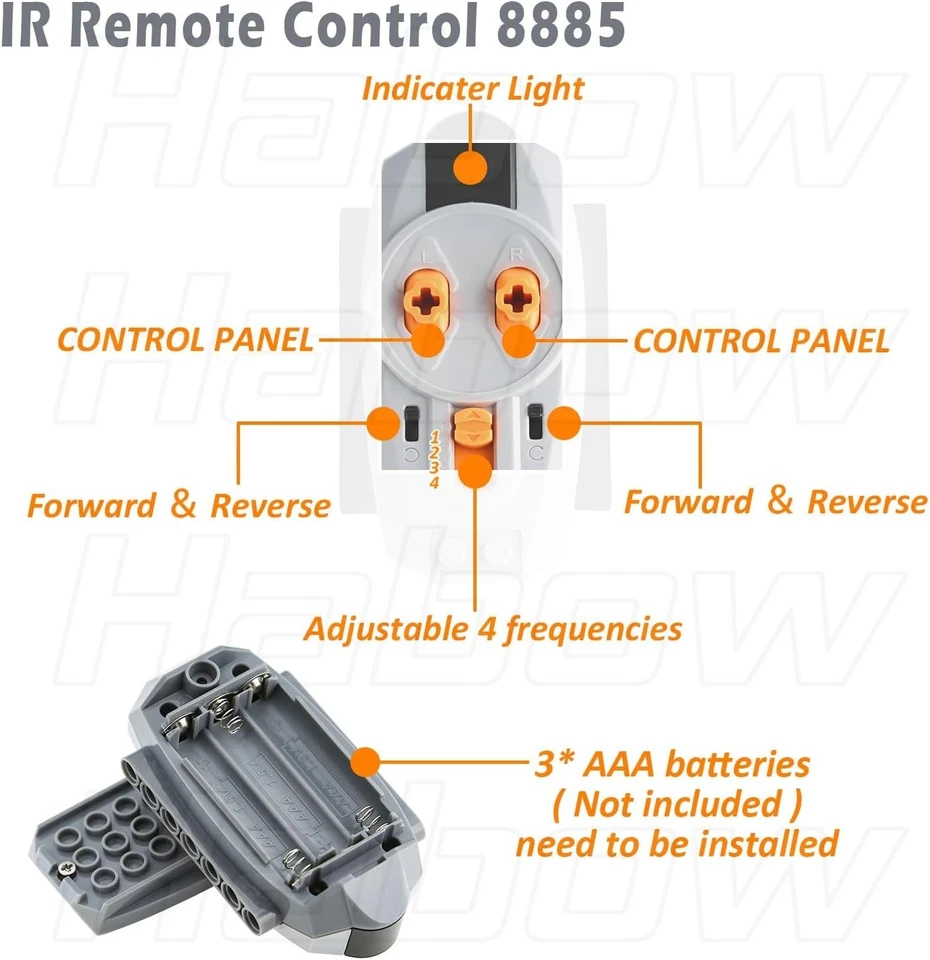 Comprehensive 23-Piece Technic Power Function Set with Motors and Accessories - Image 4 of 4