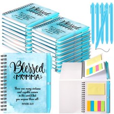 16 Sets Mothers Day Christian Gift Bible Verse Spiral Notebooks with Pen,moth...