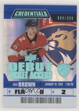 2019 Upper Deck Credentials Debut Ticket Access /999 Tier 1 Josh Brown #78 0iw3