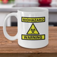 Biohazard Mug Funny Science Coffee Cup Gift