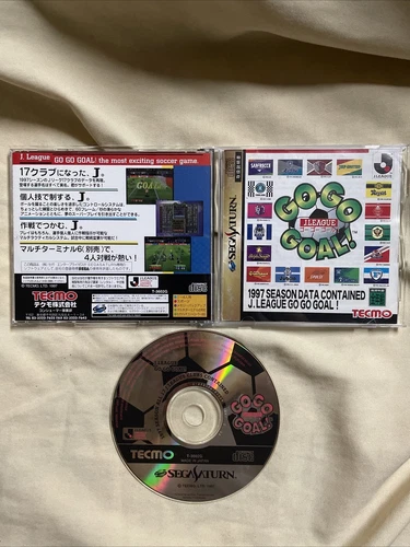 J.League Go Go Goal SEGA SATURN Japan Version RARE IMPORT TITLE