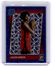 2021-22 Donruss Optic #159 Jalen Green Blue Velocity