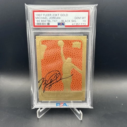 Jordan 1997 Fleer Jordan Gold