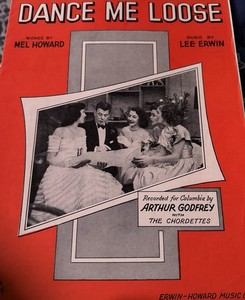 Lot Of 2 Chordettes Sheet Music Mister Sandman & Dance Me Loose