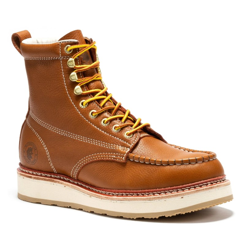 ROCKROOSTER Norwood Boots SAP611 US Size 10 WIDE REAL LEATHER Goodyear Welt 