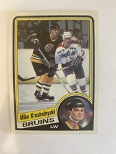 1984-85 Topps Mike Krushelnyski Boston Bruins NM