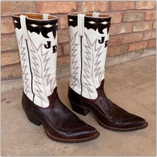 Vintage 1960s Reptile Print Texas Custom Cowb...