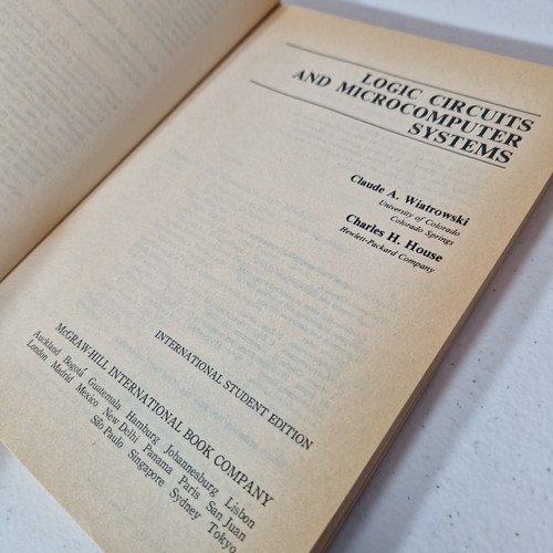 Logic Circuits and Microcomputer Systems 1980 Claude A Wiatrowski Charles House - Bild 5 von 13