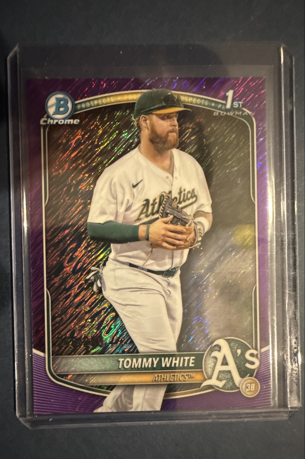2025 Bowman Chrome - Prospects Tommy White #BCP-251 Purple Shimmer /250