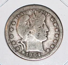 1904 Barber Quarter