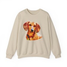 Dachshund 'Daisy' Unisex 50/50 Crewneck Sweatshirt
