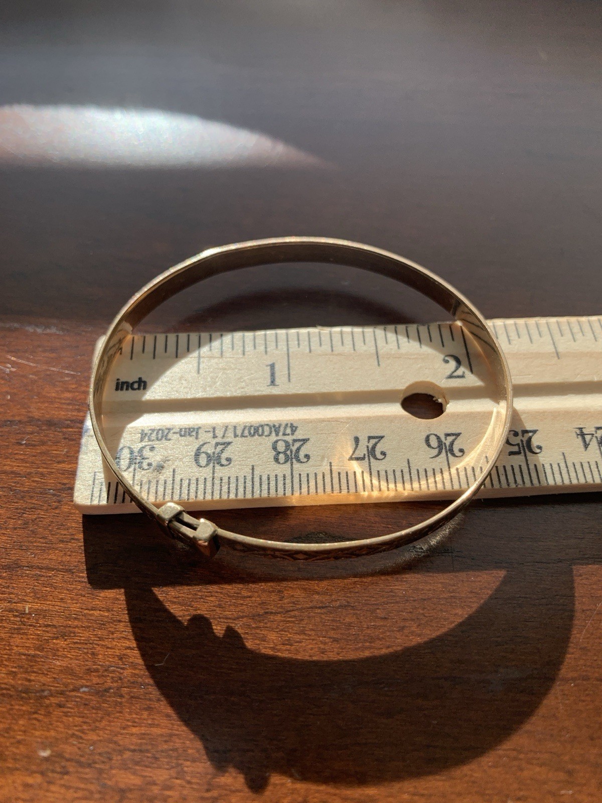 ...Victorian Gold Filled Adjustable Bangle Bracel… - image 6