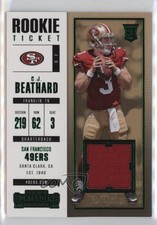 2017 Panini Contenders Rookie Ticket Swatches CJ Beathard #SW-7 14ql