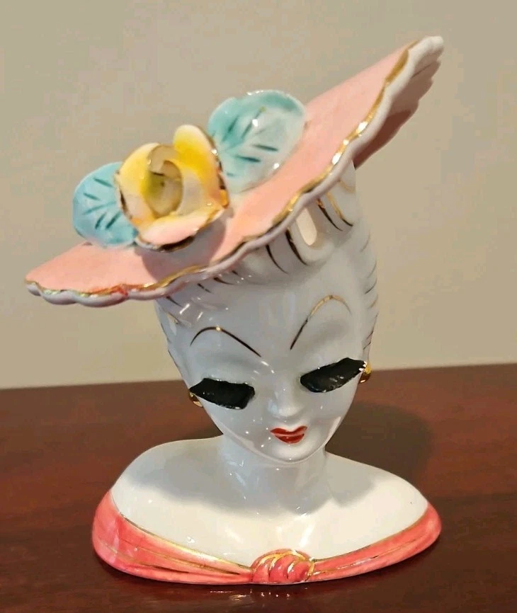 25+ Vintage Girl Head Vase Indiana OTHER China & Pottery Headvases