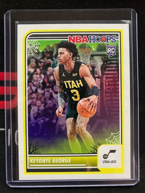 2023-24 Hoops Haunted Hoops #98 Keyonte George RC - Jazz