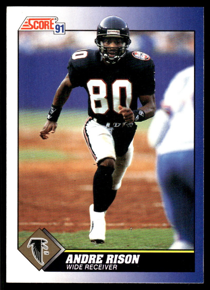 Andre Rison 1991 Score #26 Atlanta Falcons NFL READ FREE SHIPPING AutographDen