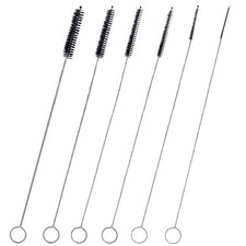 Straw Cleaner Brush Set,6 Piece Long 10 inch small diameters set 6pcs 