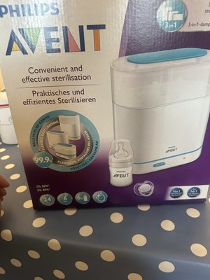 Philips AVENT 3-in-1-Dampfsterilisator Sterilisator SCF285/02