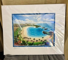 Eduardo Garcia II “Place of Joy Ko Olina”Signed Print Double Matted, Sealed20x16